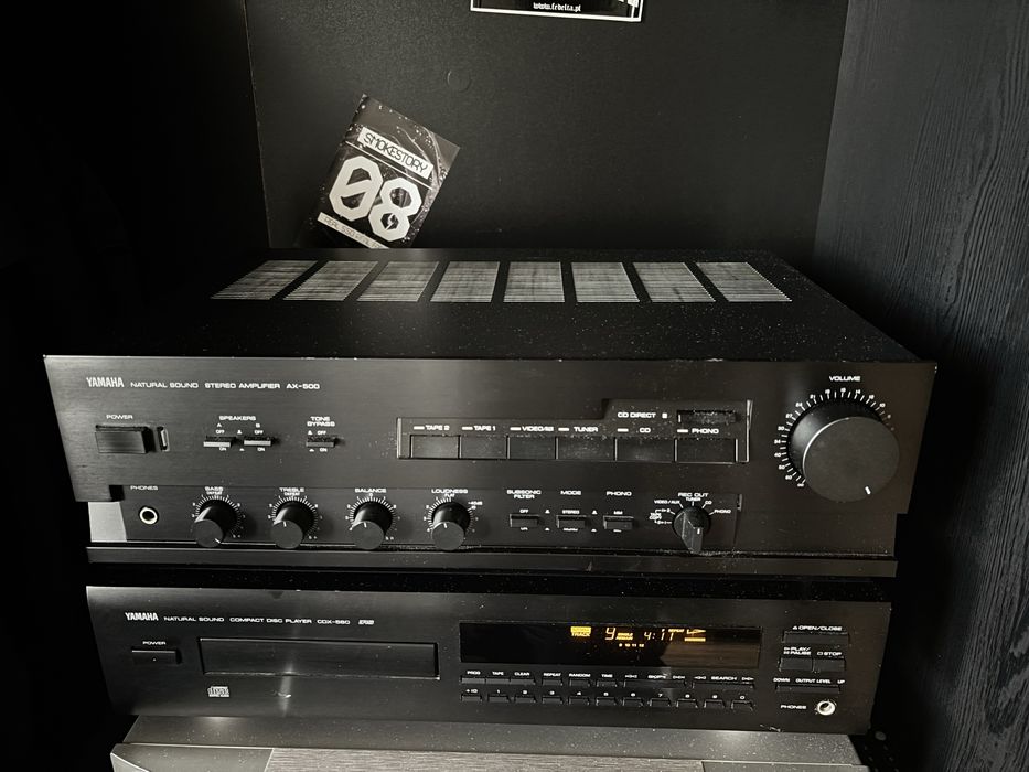 Zestaw Amplituner, odtwarzacz CD Yamaha AX 500 CDX 560