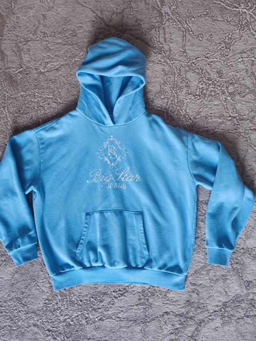 Bluza z kapturem,kangurka damska big star xl, haftowane logo