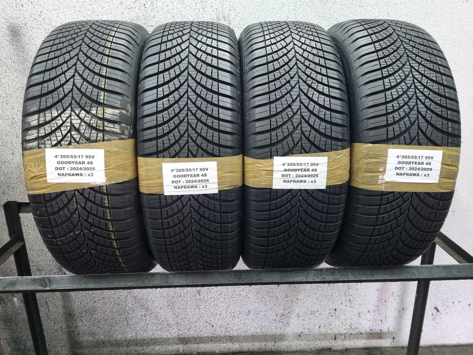 205/55/17 95V Goodyear Vector 4S Gen-3 KOMPLET MONTAŻ WYSYŁKA K-lin