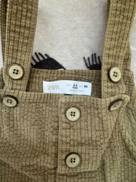 Комбінезон вельвет Zara 98 розмір 2-3 роки унісекс
