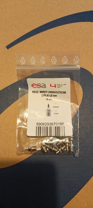 Kolce wkręty lekkoatletyczne cena za 14 szt