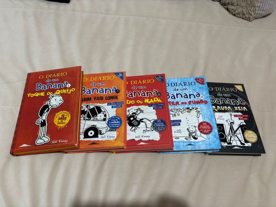 Coleção “O Diário de um Banana” – 5 Livros em Capa Dura