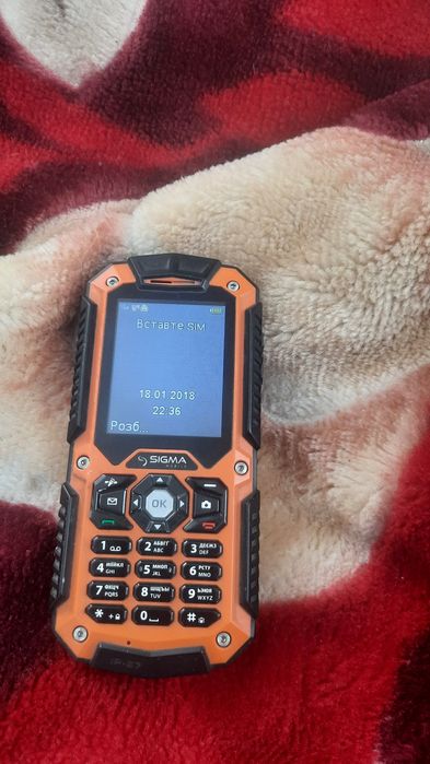 Продам телефон сігма ІР67