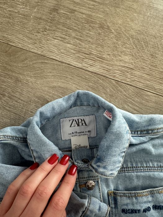 Джинсова куртка зара 80 розмір