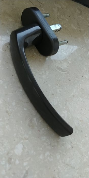 Klamki do okien brąz 10 sztuk