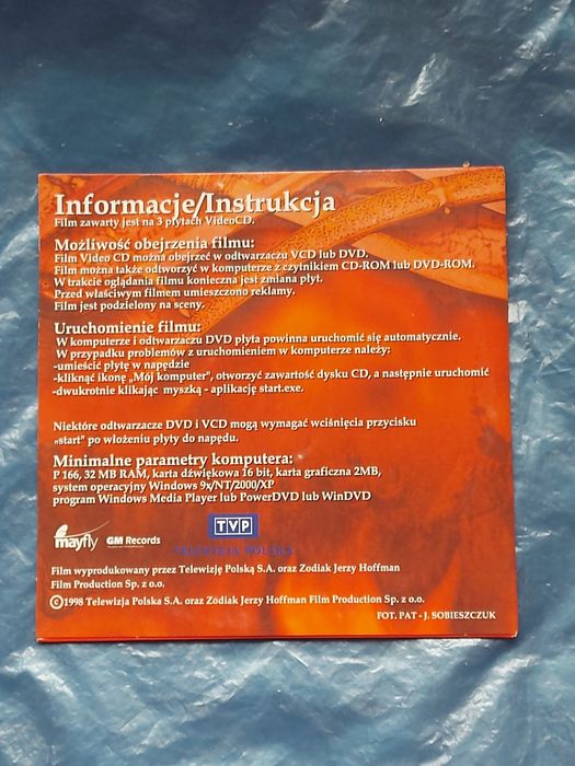 Płyta CD Film OGNIEM I MIECZEM 3 1998r
