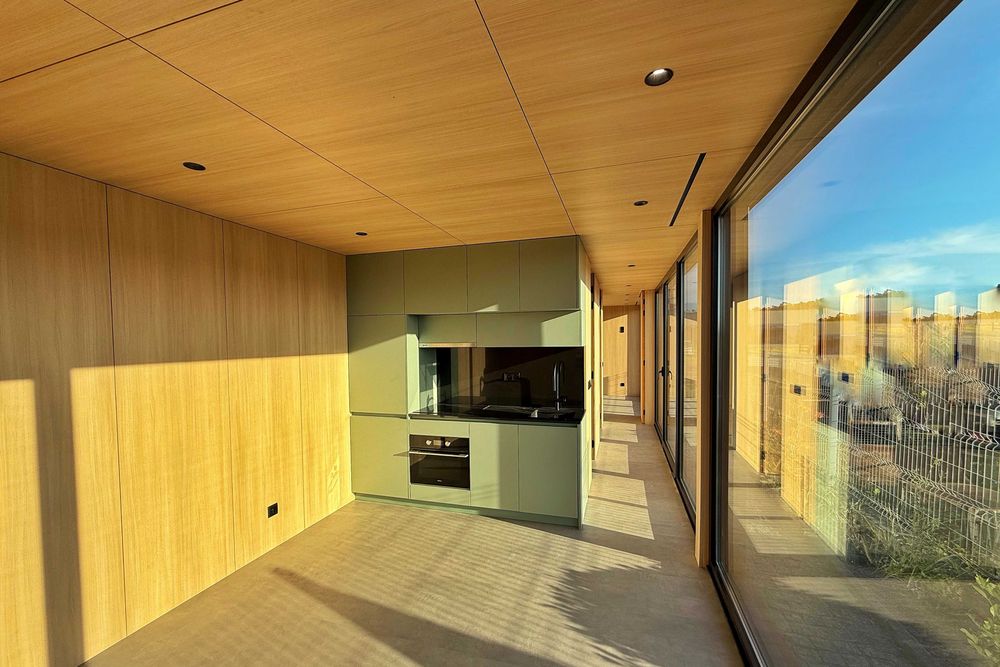 Módulo Pré-Fabricado T1 +1 com 43m²