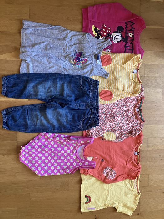 Paka ubrań dla dziewczynki 92 cm