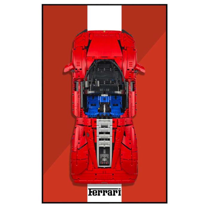 Rama / Ramka do ekspozycji ściennej LEGO Ferrari Daytona SP3 42143