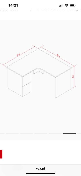 Biurko narożne UOUNG USERS