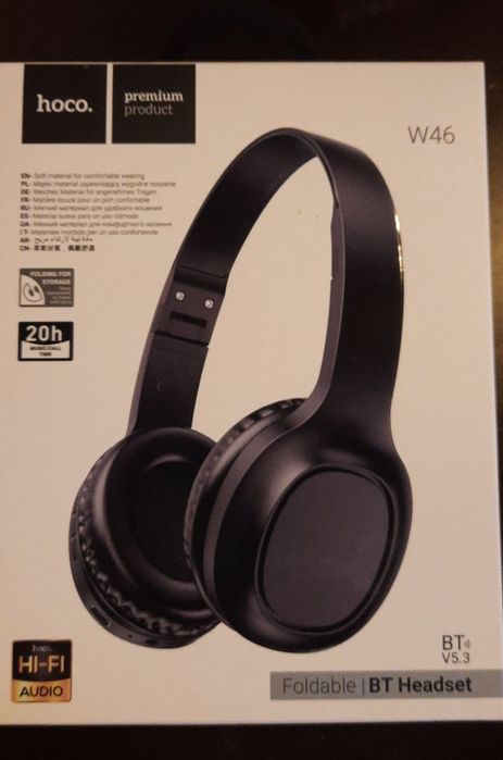 Навушники Hoco W46, чорні - 3 шт, НОВІ!