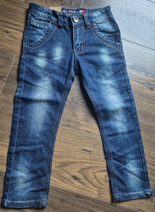 Spodnie Jeans New Feeling 110