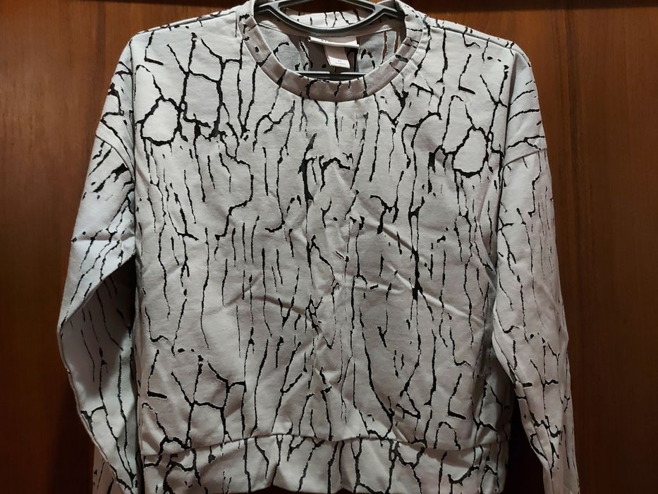 Блуза укорочена сірого колоьру