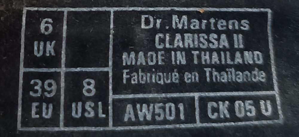 Sandały Dr. Martens Clarissa II Skórzane Oryginalne r. 39