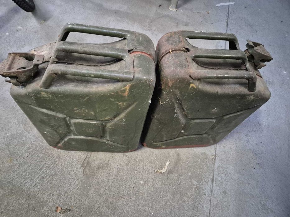 Kanister metalowy 20L 2 sztuki