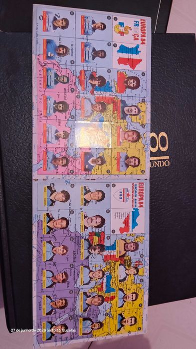 Caderneta de futebol 84 completa