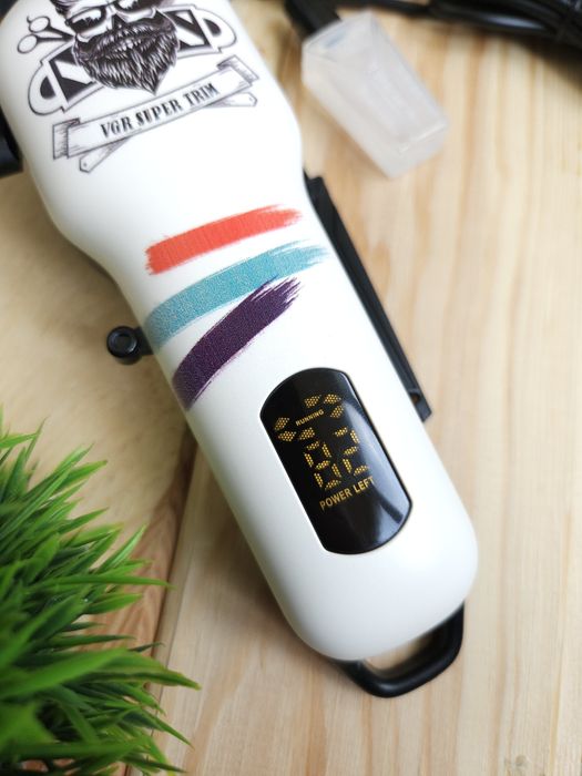 Професійна машинка стрижки голови vgr 699 тример бороди трімер вгр