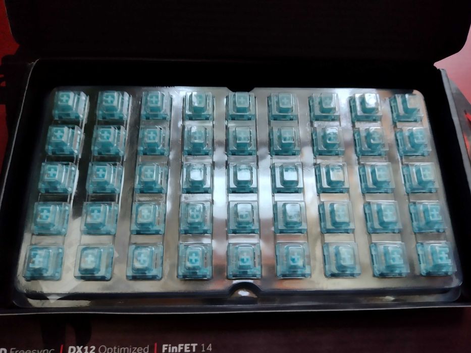 Switche Akko Cream Blue V3 Pro 45szt przełączniki do klawiatury custom