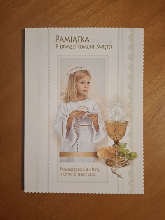 Kartka Pamiątka I Komunii Świętej