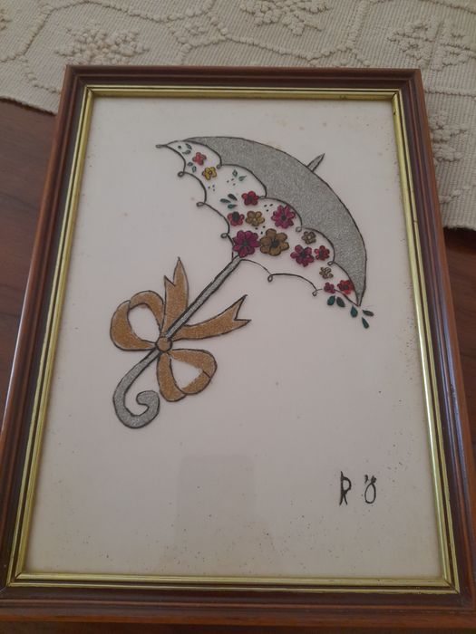 Quadro de um guarda-chuva