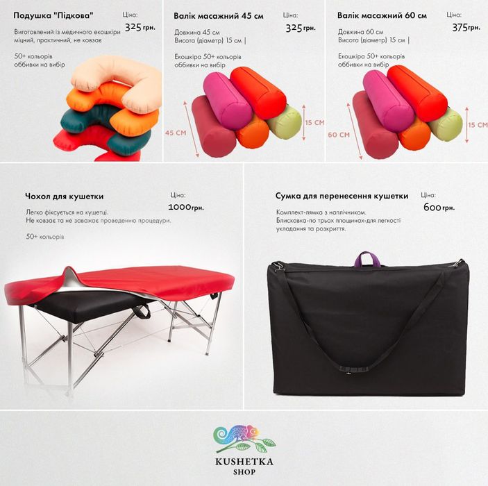 Виробник продає переносні кушетки з отвором – авто відкривання