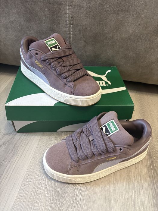 нові! PUMA SUEDE XL SNEAKERS кеди кросівки фіолетові