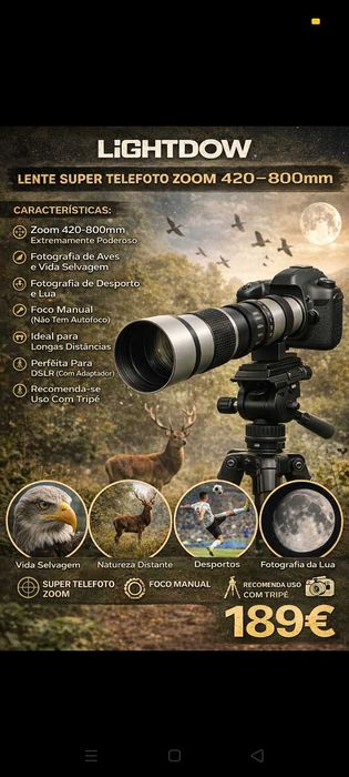 Lente Pro.189€. Fotográfica