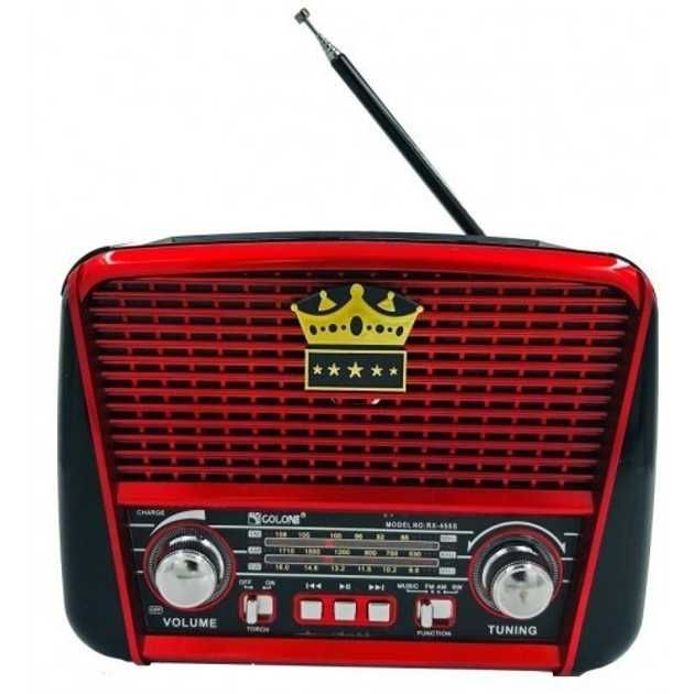 Радиоприемник Golon RX-455S радио с солнечной панелью, USB