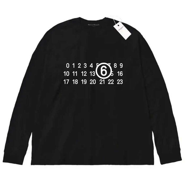 Лонгслив Maison Margiela Logo унисекс Мейсон Маржела