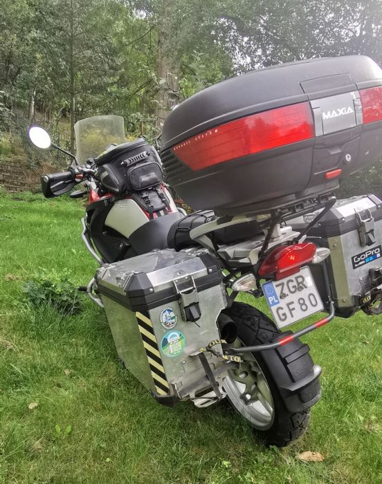BMW 1200 GS. Kufry