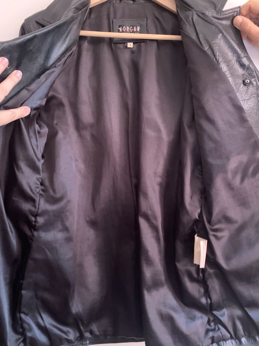 Casaco preto 100% pele - MORGAN