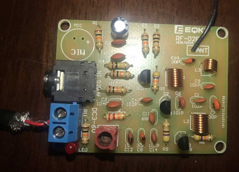 Мікрофон - трансміттер і передавач радио микрофон на ФМ частотах (3в1)
