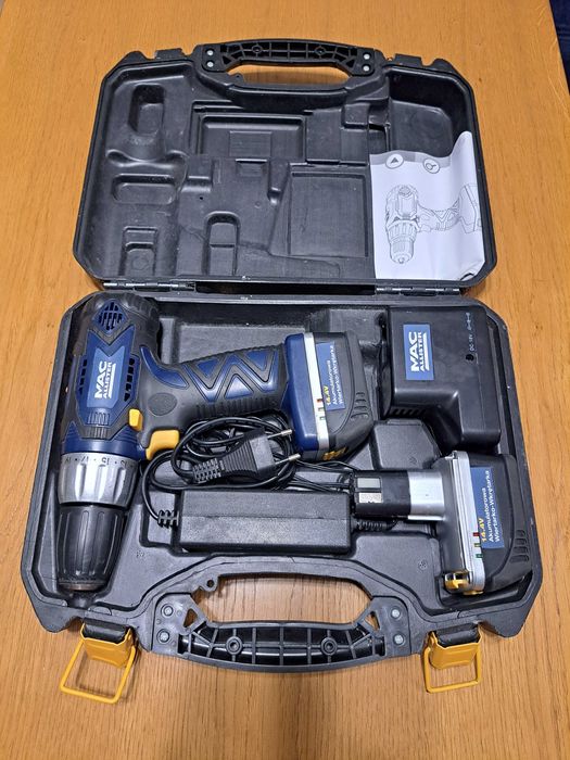 Wiertarko wkrętarka akumulator MACAlister MDD 144 Li + ładow i 2 akumu