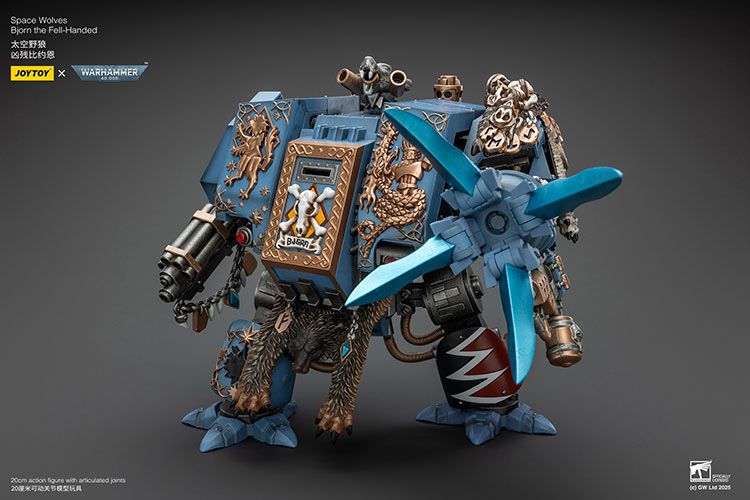 Фігурка warhammer40k JoyToy Space Wolves Bjorn the Fell-Handed 1/18