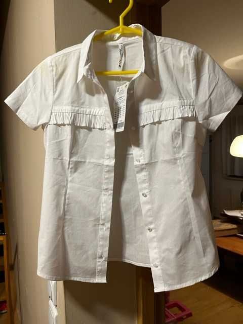 elegancka biała koszula coccodrillo rozmiar 146 nowa z metkami