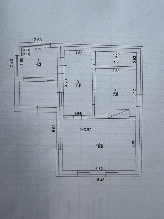 Продам будинок,15 сот приват землі