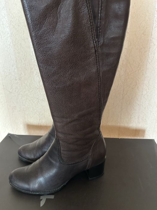 Жіночі чоботи з натуральноі шкіри