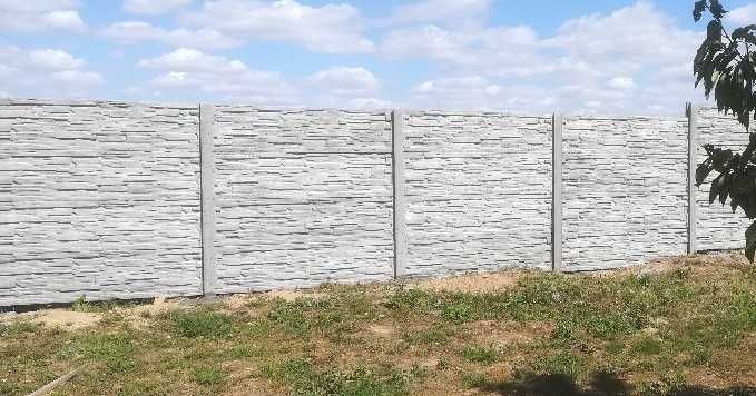 ogrodzenie betonowe + montaż