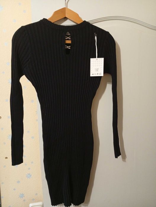 Сукня в м'який рубчик