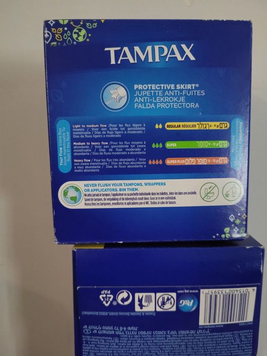 Tampax Regular Tampony Z Aplikatorem Nie Plastikowy 40szt.