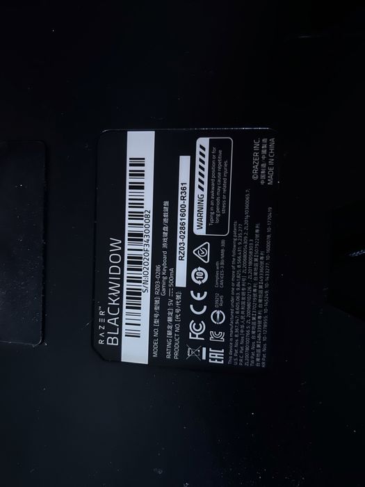 *Pronto para entrega imediata* Teclado Razer Blackwidow