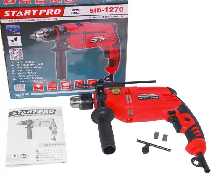 Дрель ударная Start Pro SID-1270