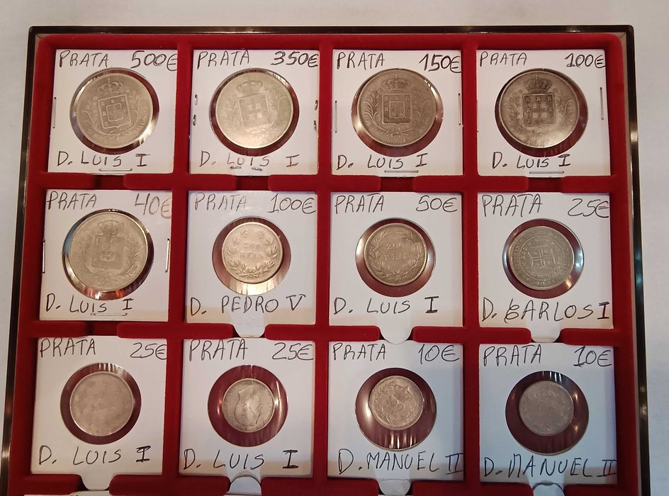 Moedas Reis Prata