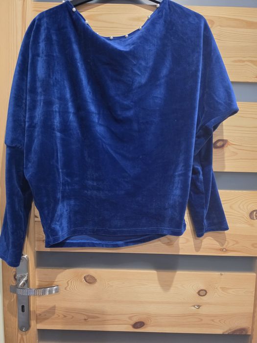 Bluzka/ bluza welurowa oversize