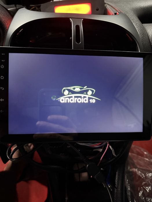 Ecrã android para peugeot 206 com moldura