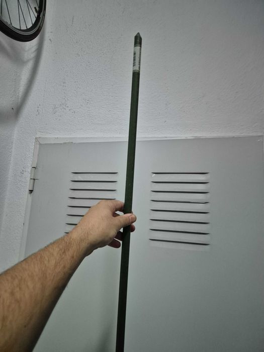 Duas estacas de 2 metros para jardim ou horta