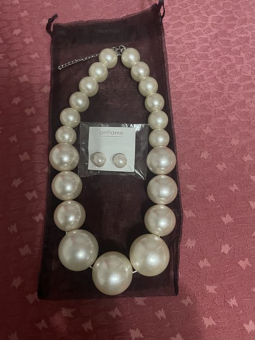 Набір коралі та сережки