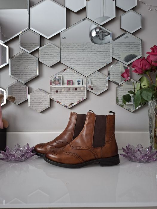 VAGABOND 37 skóra Nowe sztyblety trzewiki botki