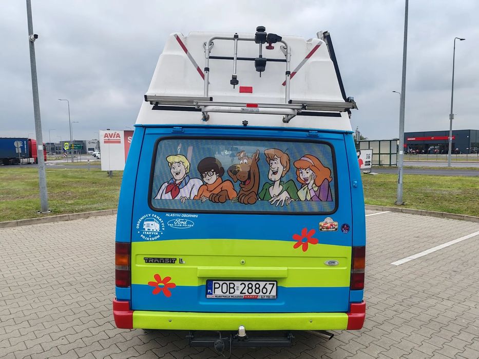 Ford Transit  Ford Transit 2,5 D Kamper Jedyny Taki Klasyk ,,Scooby Doo'' Lokata.