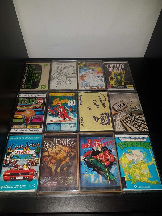 Jogos Spectrum 48/128K Lote 19 Cassetes